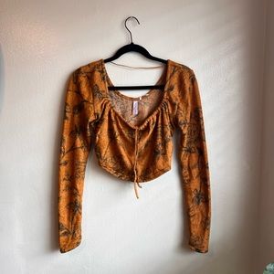 NWT Out From Under Jasper Fuzzy Long Sleeve Top size M
